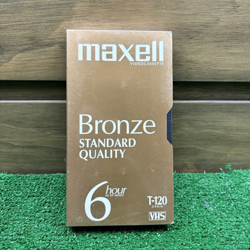 MAXELL‎ Bronze Standard Quality 6 Hour T-120 VHS Tapes